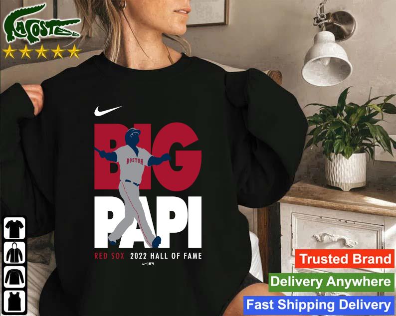 Boston Red Sox David Ortiz Big Papi 2022 Hall Of Fame T-shirt