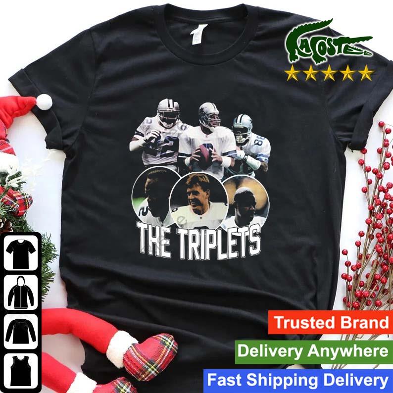 The triplet's emmitt smith troy aikman and michael irvin shirt, hoodie,  sweater, long sleeve and tank top