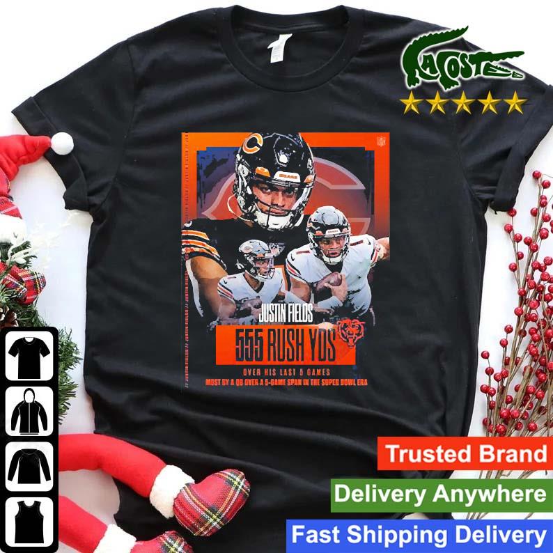 Youth Justin Fields Black Chicago Bears Play Action Graphic T-Shirt,  hoodie, sweater, long sleeve and tank top