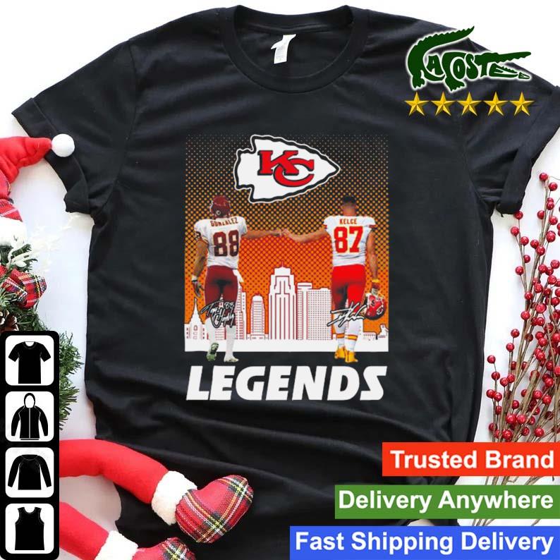 Kansas City Chiefs Tony Gonzalez and Travis Kelce Legends signatures shirt,  hoodie, sweater, long sleeve and tank top