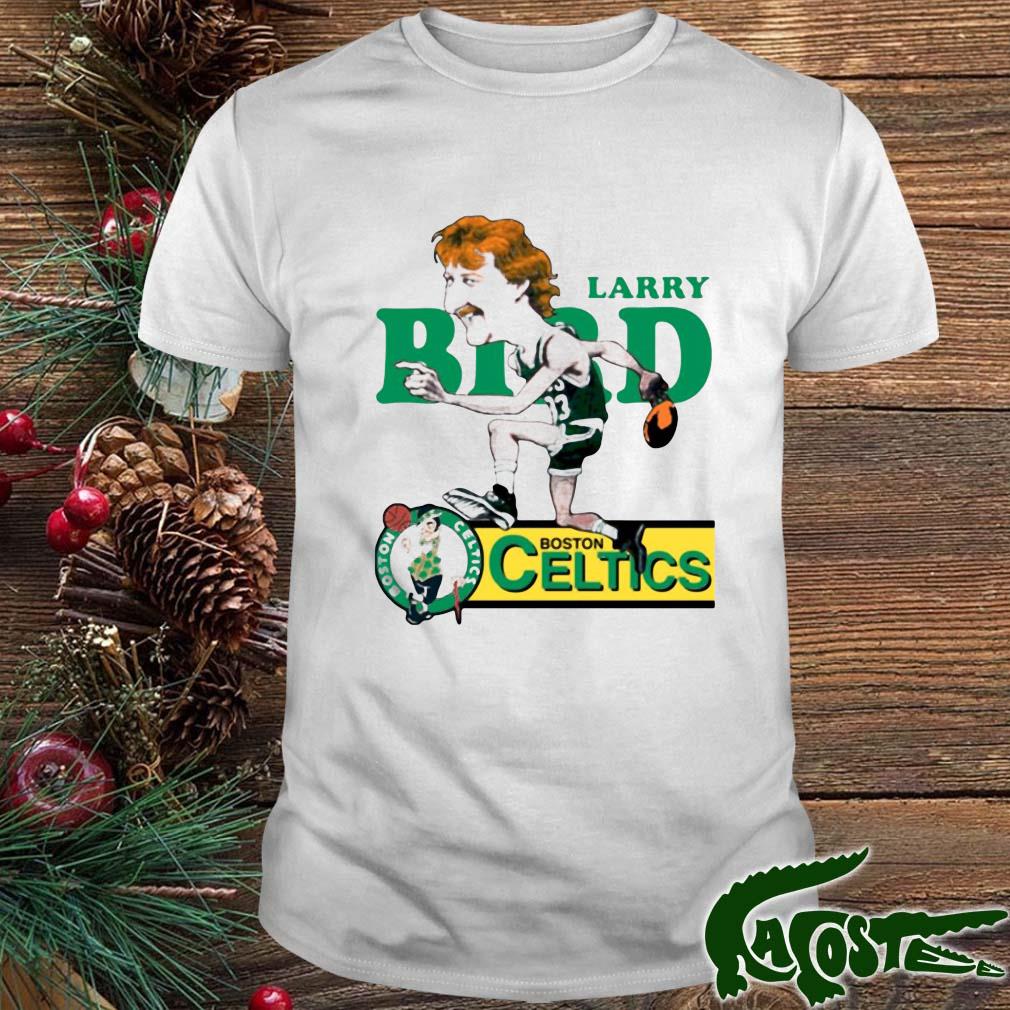 Boston Celtics Larry Bird Cartoon shirt, hoodie, sweater, long