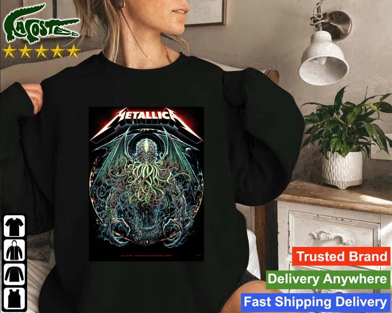 Metallica Werchter Screen Cthulhu July 2022 Shirt Sweater Hoodie And Long Sleeved Ladies Tank Top