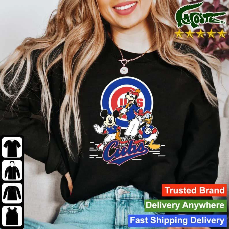 Baseball Mickey Team Chicago Cubs Hoodie 