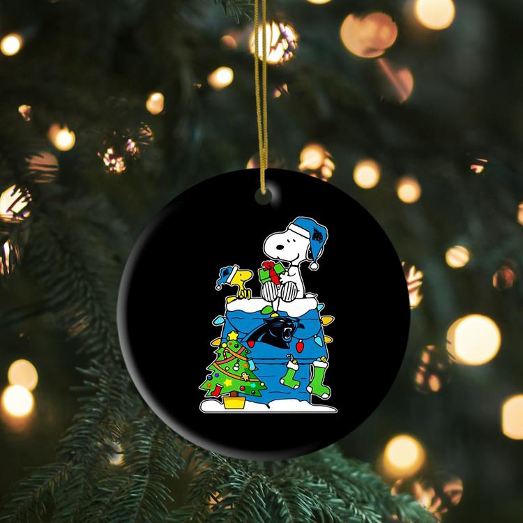 Nfl Carolina Panthers Snoopy And Woodstock Christmas Shirt, hoodie