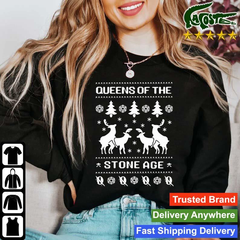 Queens Of The Stone Age Ugly Christmas Sweater Sweater Hoodie And Long Sleeved Ladies Tank Top