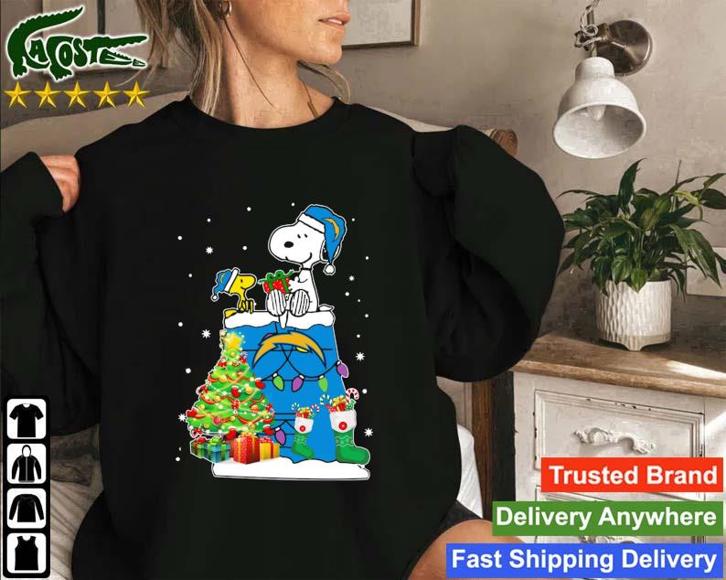 Snoopy Los Angeles Chargers Christmas shirt, hoodie, sweater, long sleeve  and tank top