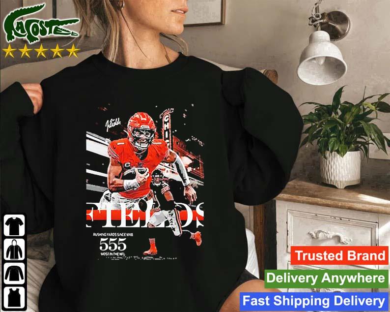 Official chicago Bears Justin Fields T-Shirt, hoodie, tank top, sweater and  long sleeve t-shirt