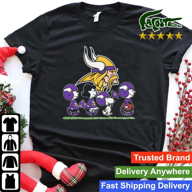 Snoopy And Friends Minnesota Vikings Shirt - High-Quality Printed Brand