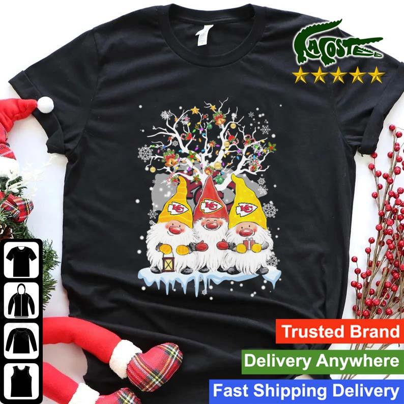 Kansas City Chiefs Team Gnomies Christmas Shirt - High-Quality