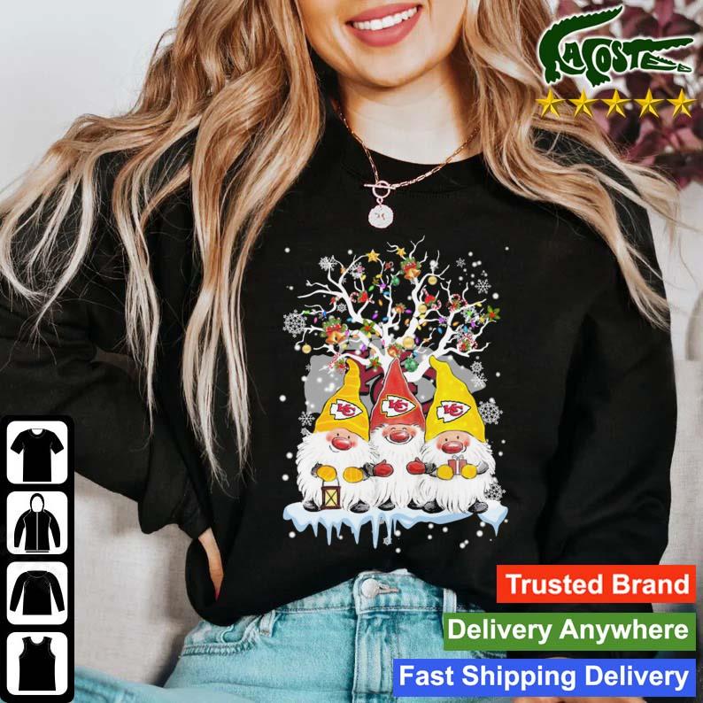 Kansas City Chiefs Team Gnomies Christmas Shirt - High-Quality