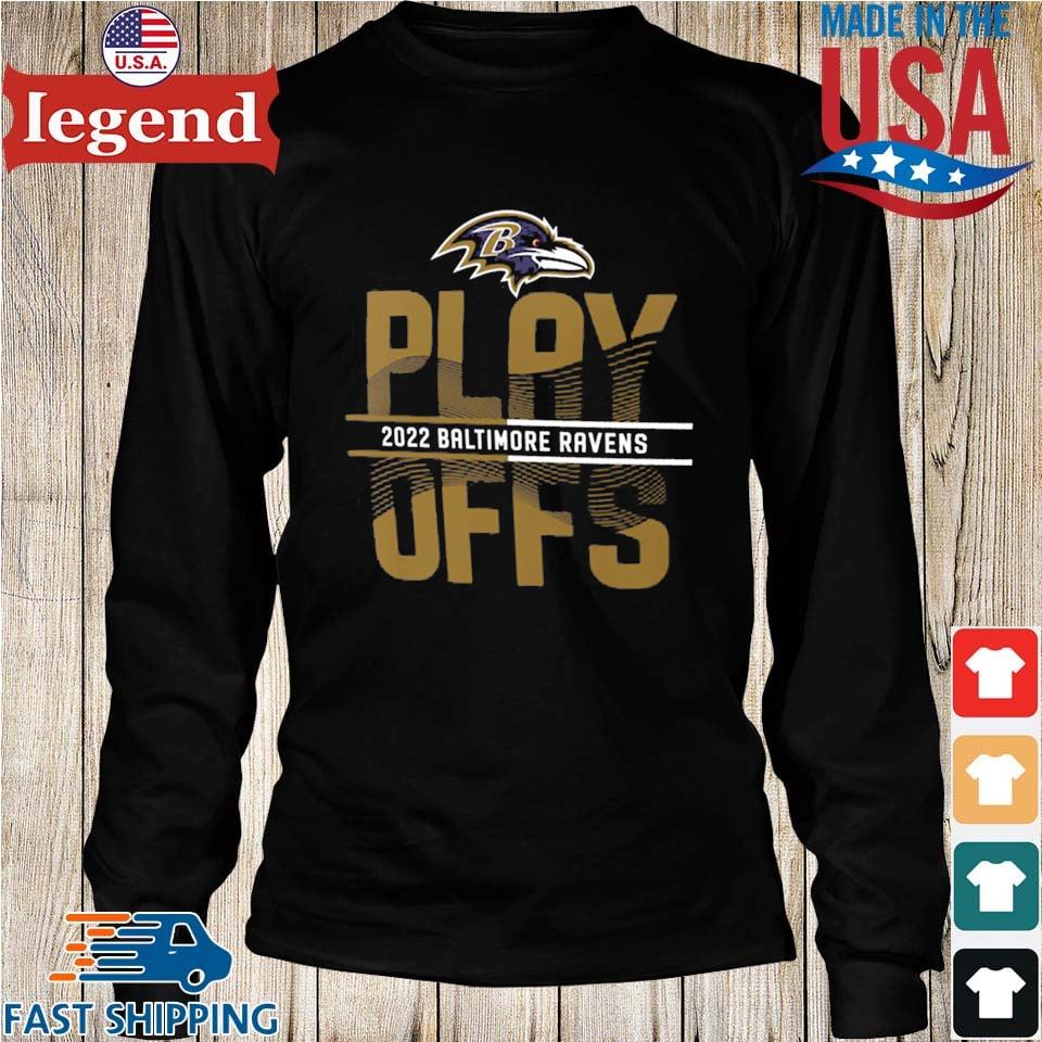 Official Baltimore Ravens Nike 2022 NFL Playoffs Iconic T-Shirt