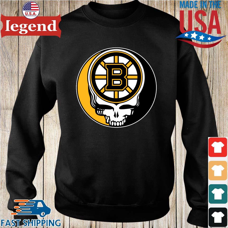 Boston Bruins Grateful Dead Steal Your Face Hockey NHL Shirt