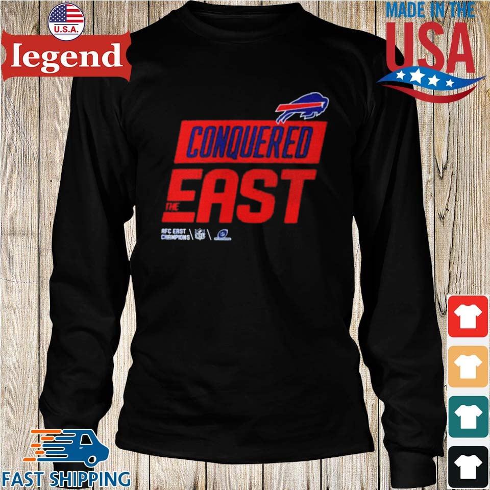 conquered east bills shirt