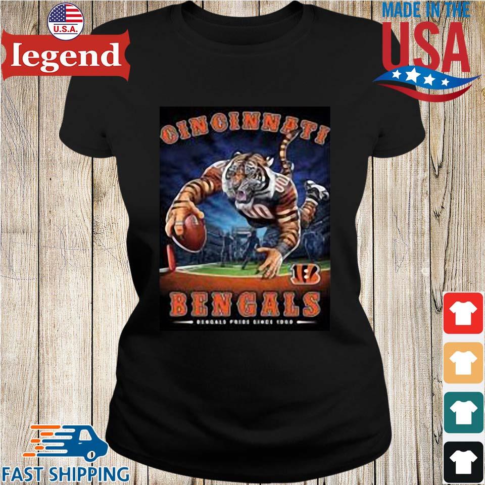 Cincinnati Bengals End Zone Shirt - High-Quality Printed Brand