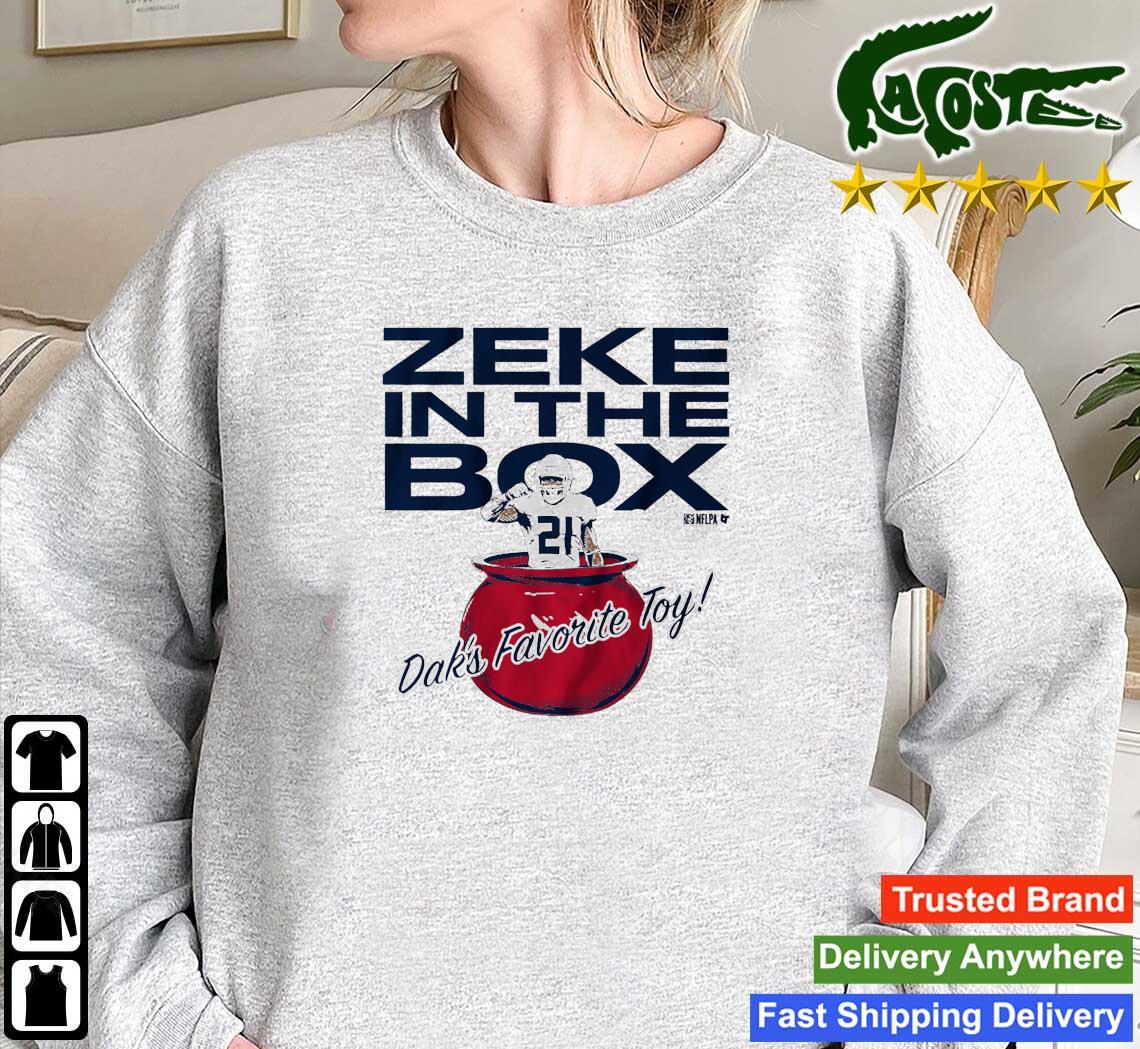 Dallas Cowboys Ezekiel Elliott and Dak Prescott Zeke in the box Dak's  favorite toy shirt, hoodie, sweater, long sleeve and tank top