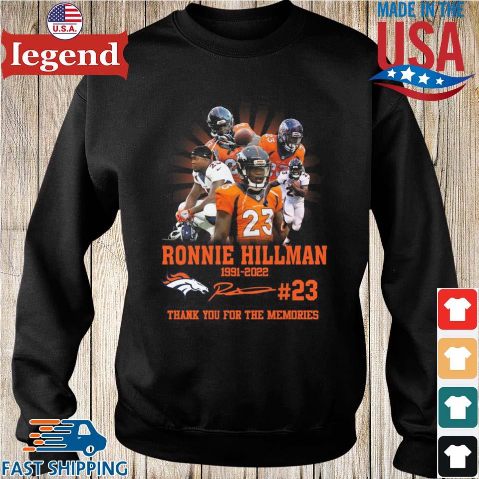 Broncos Legends players signatures thank you for the memories shirt,  hoodie, tank top, sweater and long sleeve t-shirt