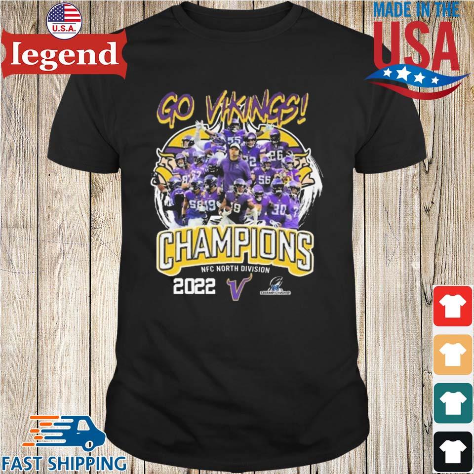 NFC North Division Champions 2022 Minnesota Vikings logo Shirt