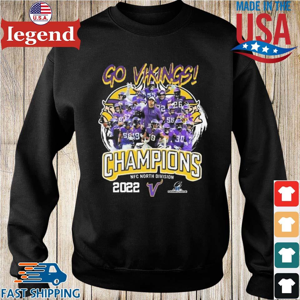 Minnesota Vikings Nfc North Champs Shirt,Sweater, Hoodie, And Long Sleeved,  Ladies, Tank Top