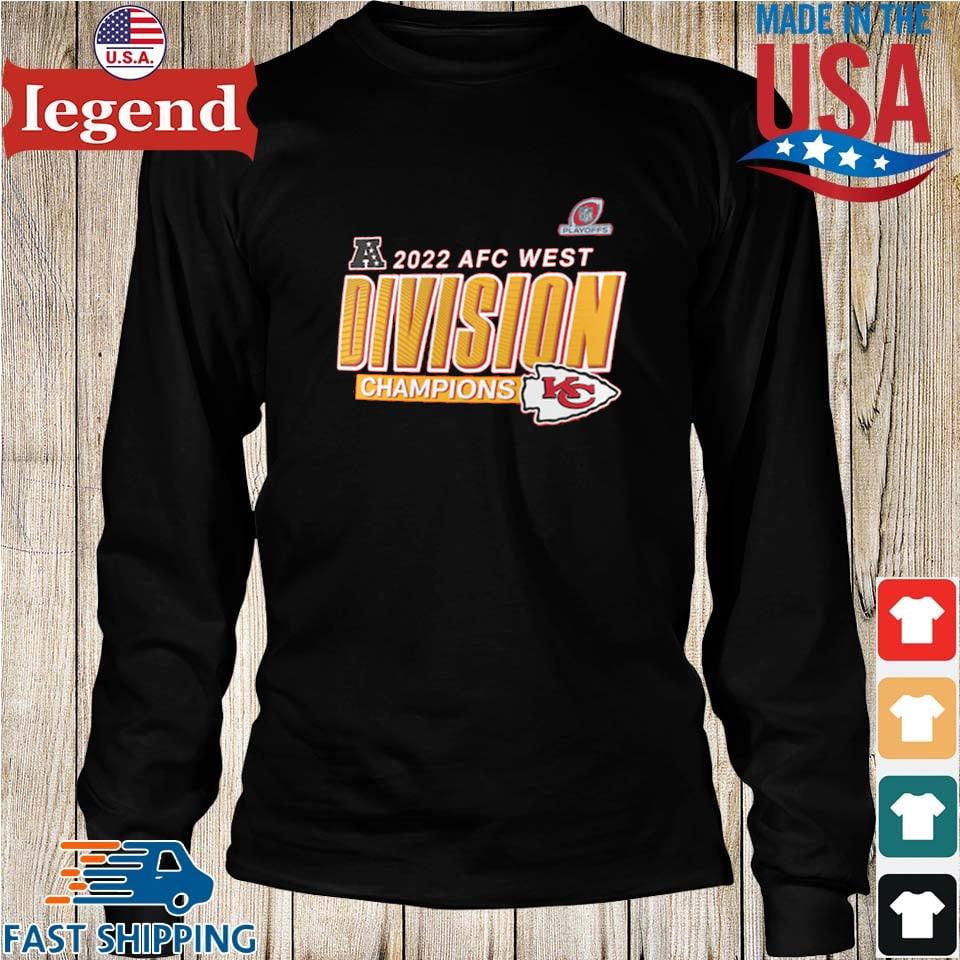 Kansas City Chiefs Go Chiefs 2022 AFC West Division Champions T-Shirt,  hoodie, sweater, long sleeve and tank top