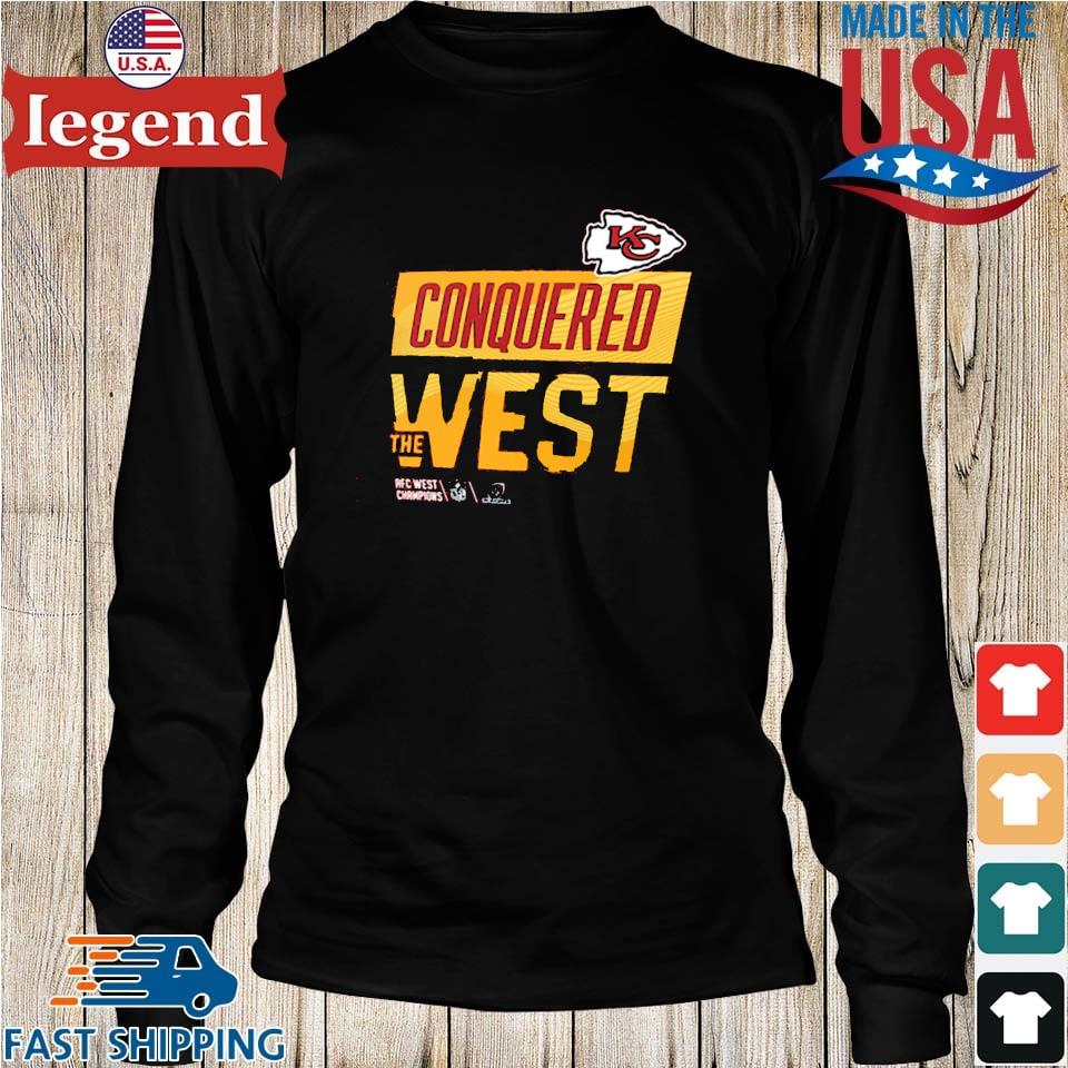 Kansas City Chiefs Conquered The West 2022 AFC West Division Champions  shirt, hoodie, sweater, long sleeve and tank top