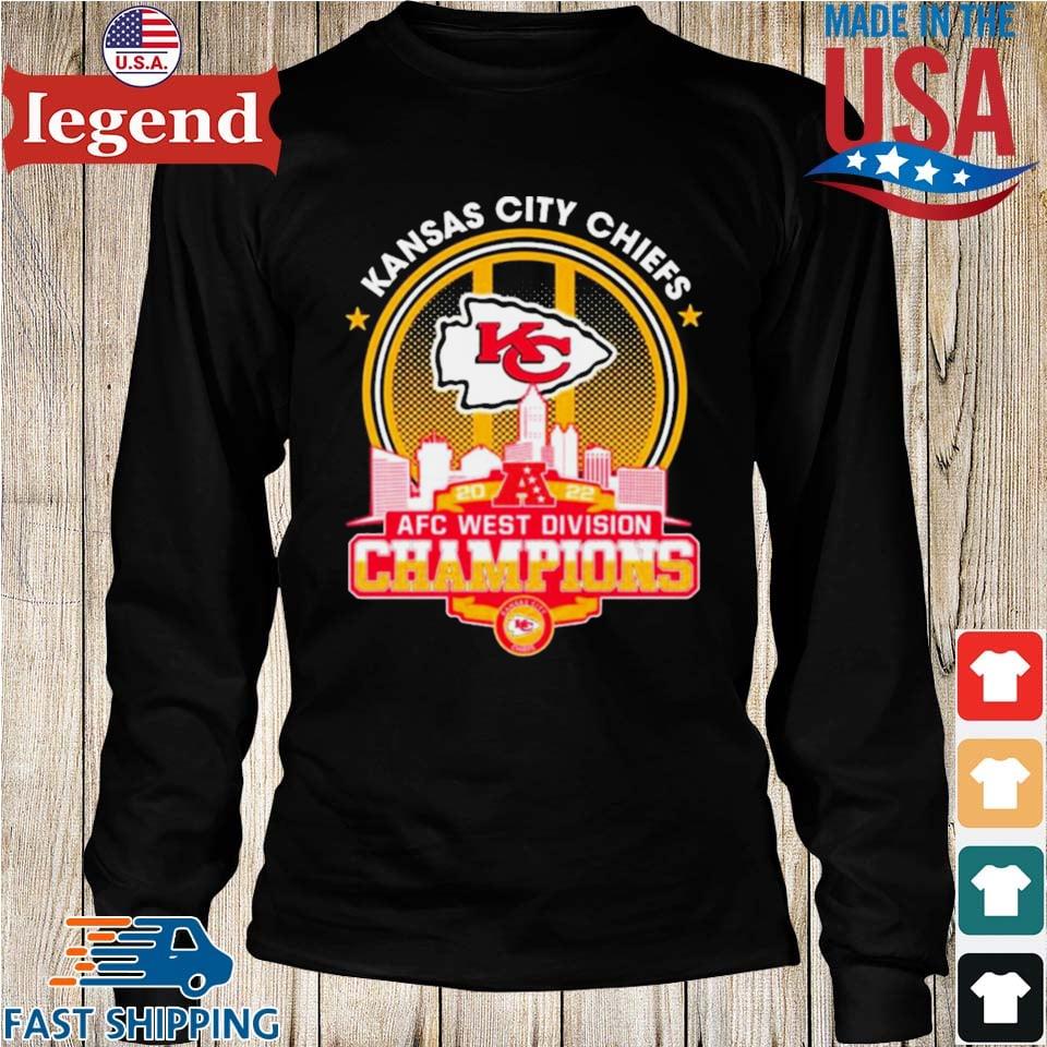 Kansas City Chiefs 2022 AFC West Division Champions Matchup Skyline Shirt,Sweater,  Hoodie, And Long Sleeved, Ladies, Tank Top