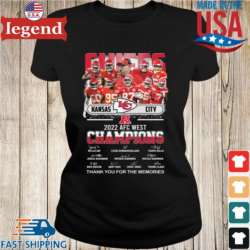 Kansas City Chiefs 2022 AFC West Champions shirt