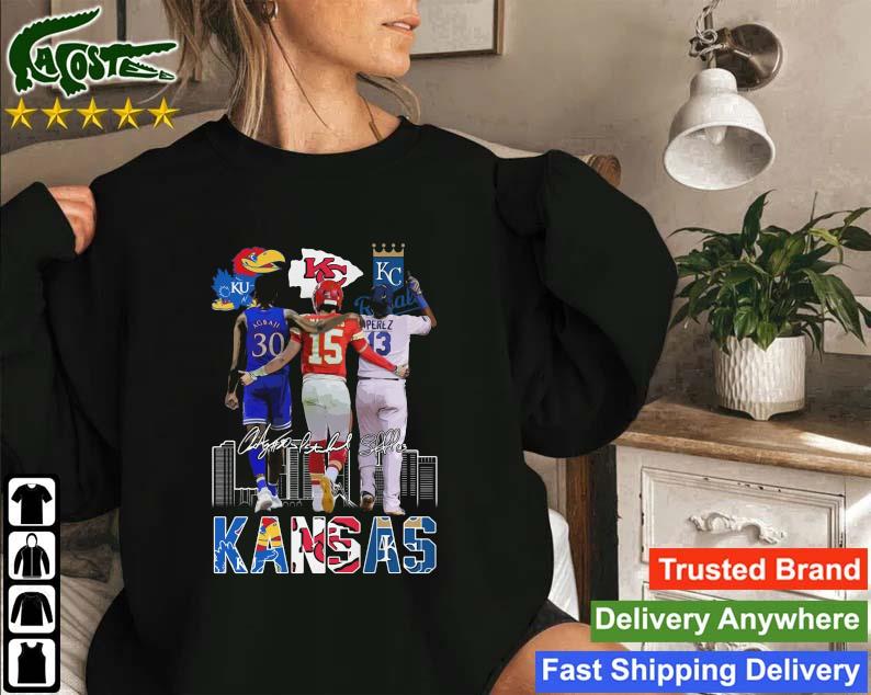 Kansas Sports Team Agbaji Mahomes Perez signatures 2022 shirt, hoodie,  longsleeve tee, sweater