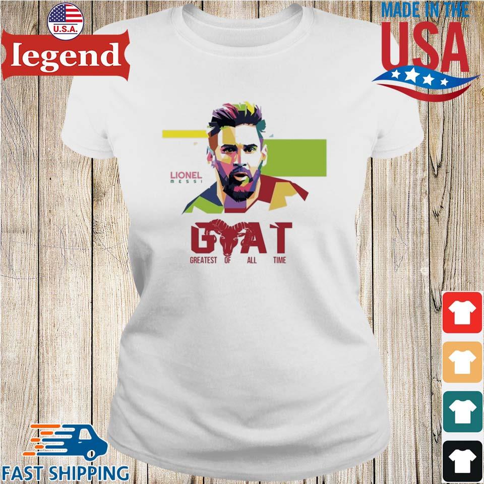 Lionel Messi Legend G.O.A.T Shirt, hoodie, sweater, long sleeve and tank top