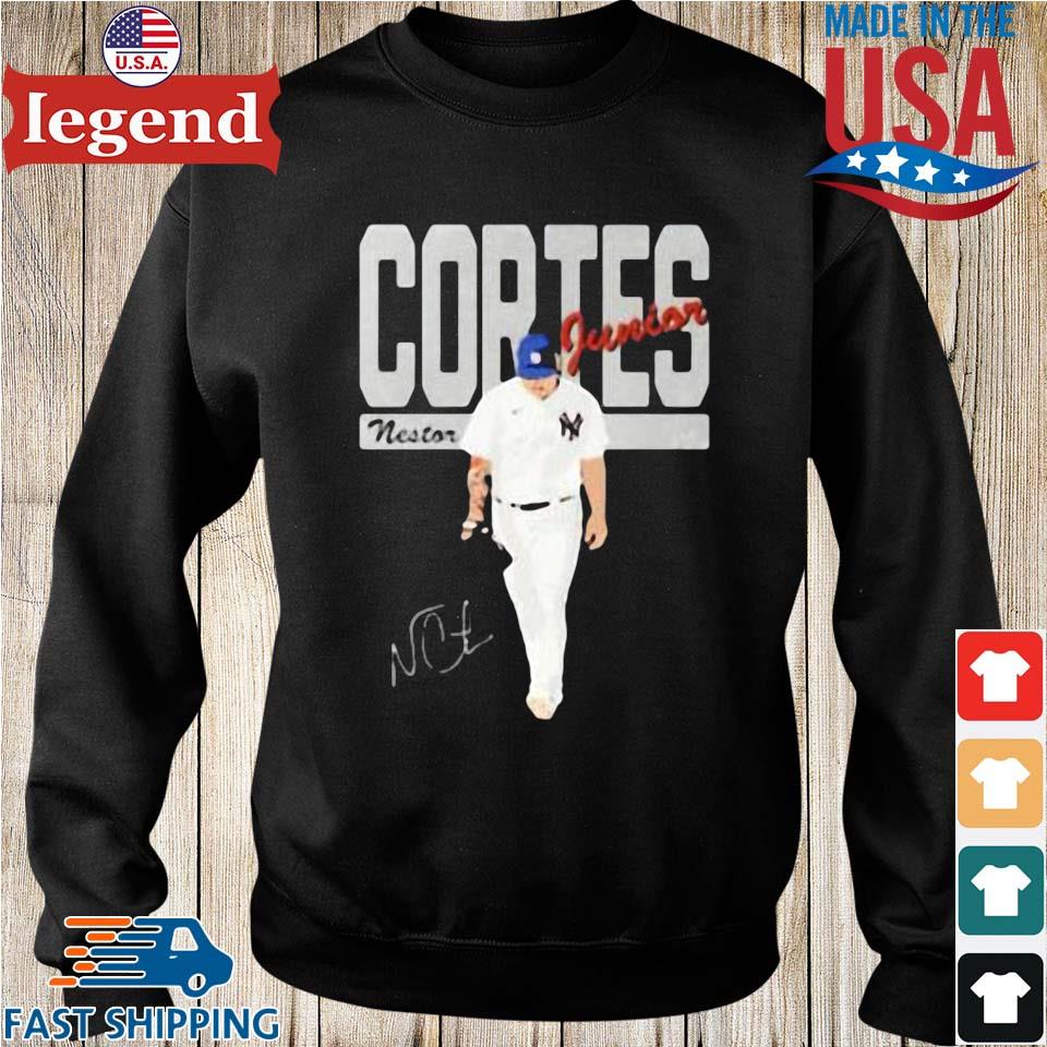 Nestor Cortes Jr New York Yankees Signature T-shirt,Sweater, Hoodie, And  Long Sleeved, Ladies, Tank Top