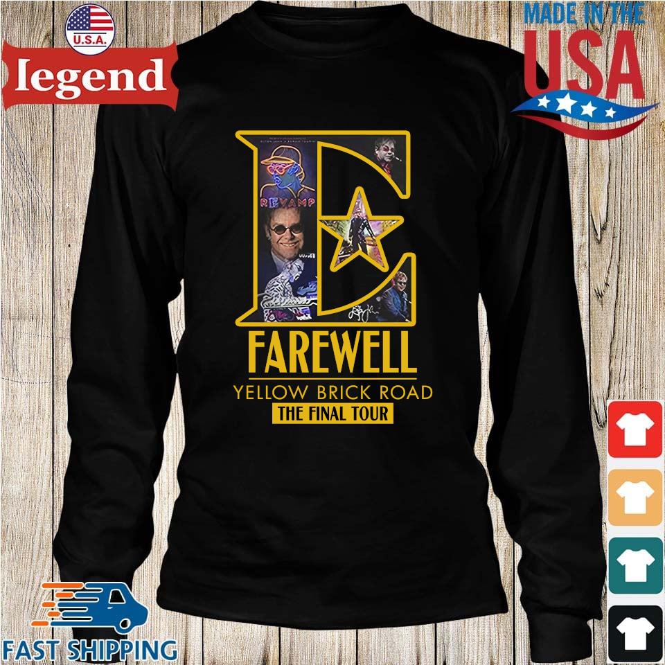 Official Elton John Farewell Yellow Brick Road The Final Tour 2022 Concert  Music Shirt,Sweater, Hoodie, And Long Sleeved, Ladies, Tank Top