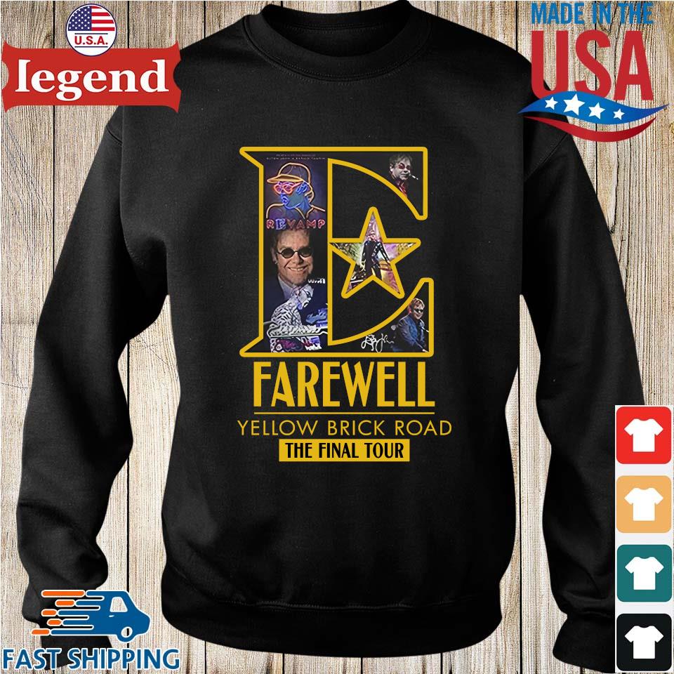 Official Elton John Farewell Yellow Brick Road The Final Tour 2022 Concert  Music Shirt,Sweater, Hoodie, And Long Sleeved, Ladies, Tank Top