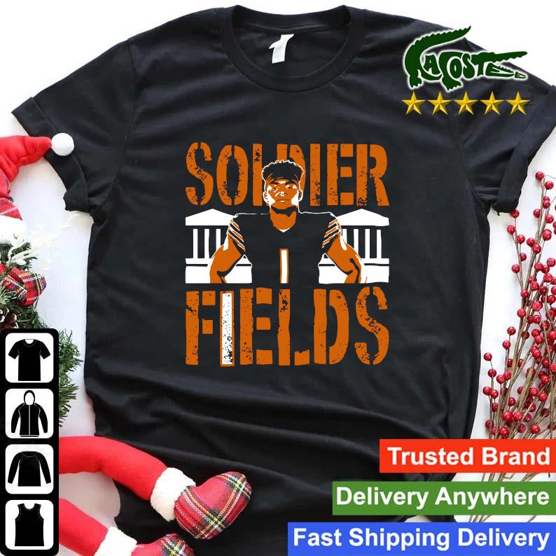 Official Soldier fields justin fields chicago bears shirt, hoodie, sweater,  long sleeve and tank top