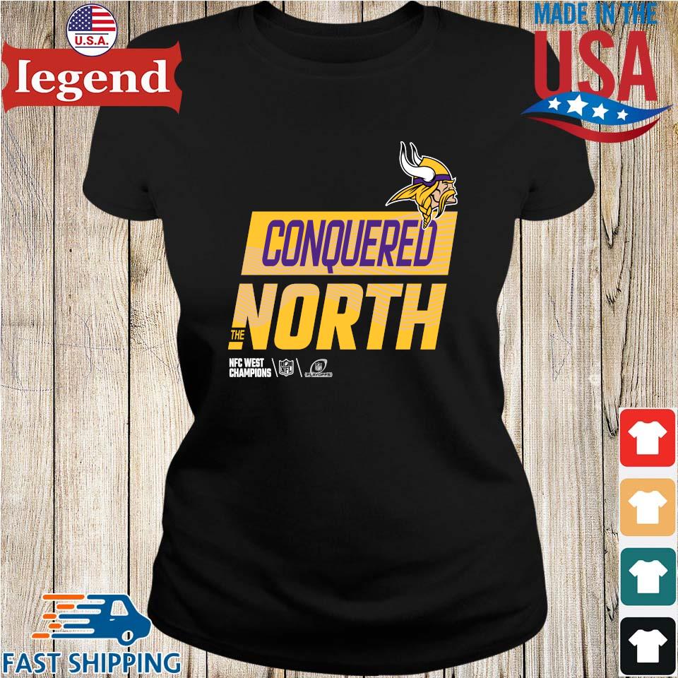 Official Vikings conquered the north 2022 nfc champions shirt, hoodie,  sweater, long sleeve and tank top