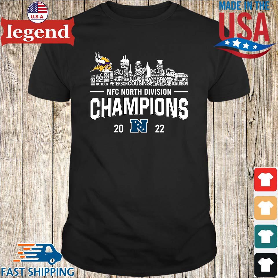 Original Minnesota Vikings Nfc North Division Champions 2022 T-shirt,Sweater,  Hoodie, And Long Sleeved, Ladies, Tank Top