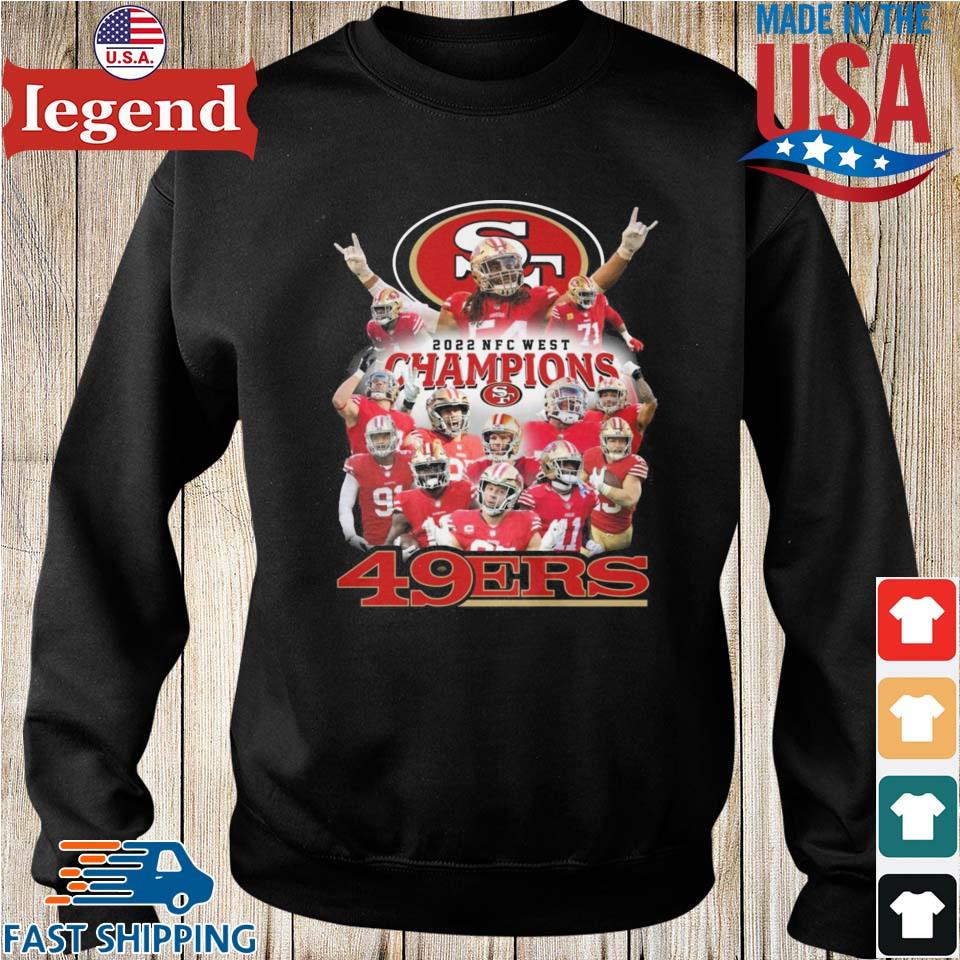 2022 NFC west champions san francisco 49ers shirt, hoodie, long