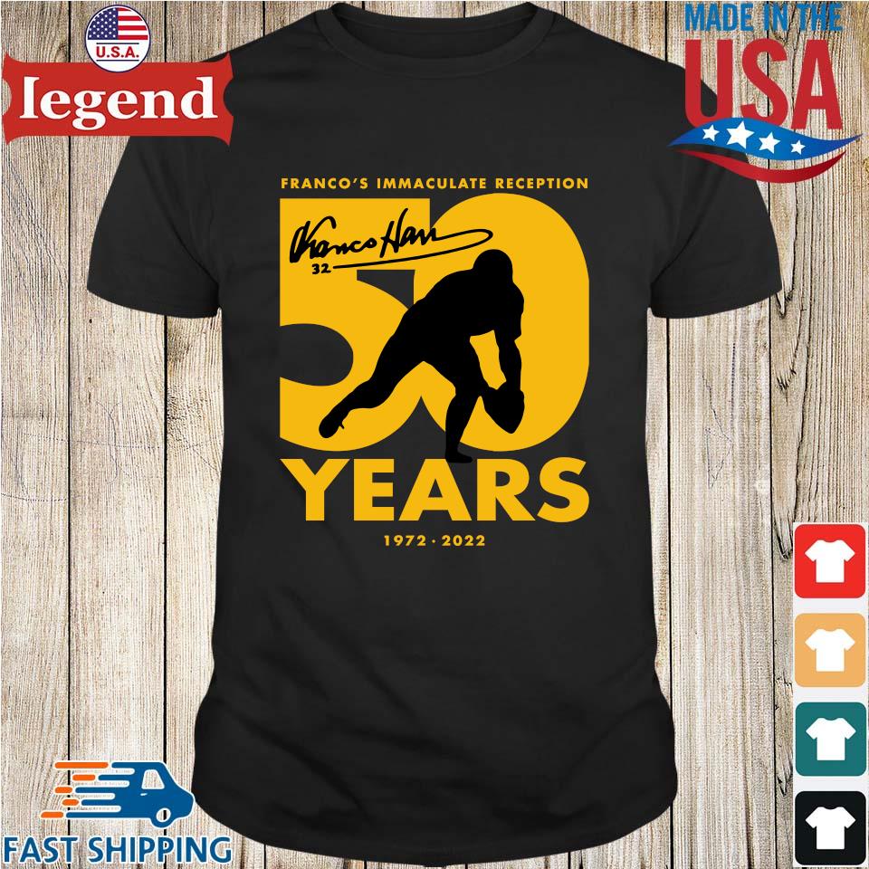 Pittsburgh Steelers Immaculate 50 Years Reception T-shirt