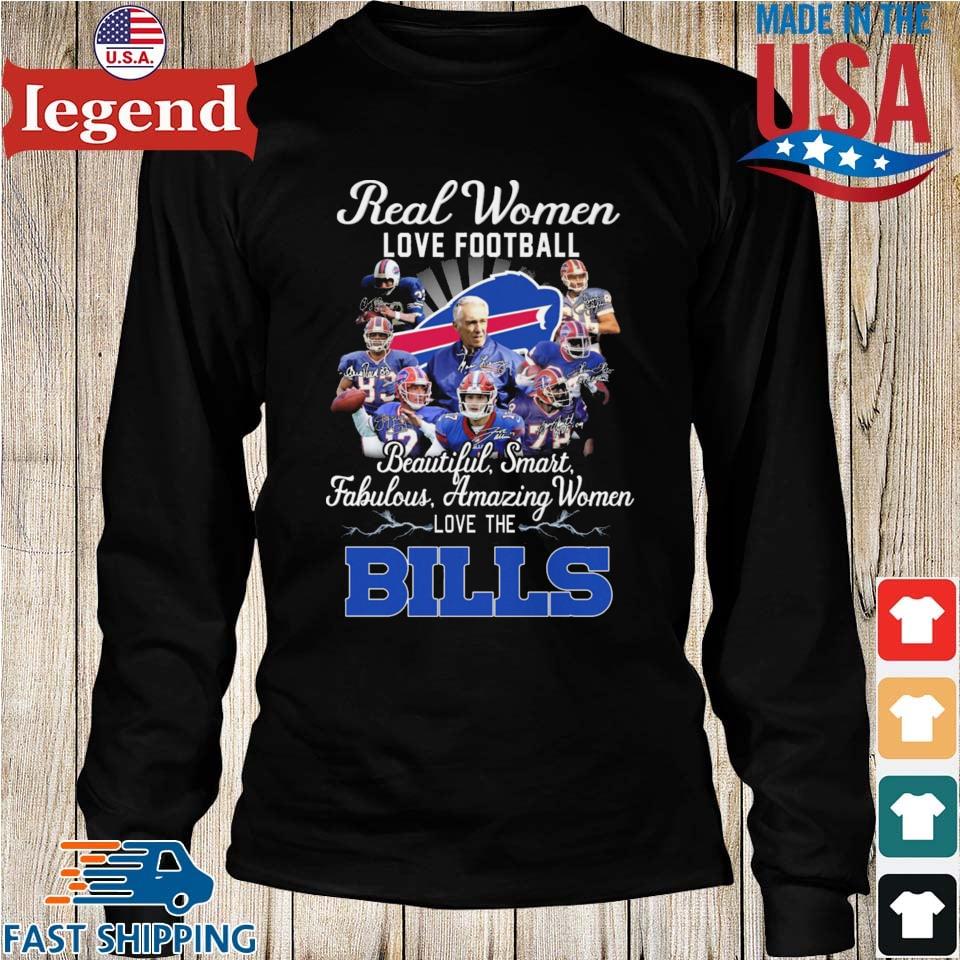 Real Women Love Football Smart Women Love The Buffalo Bills Abbey Road  Signatures Shirt, hoodie, sweater, long sleeve and tank top