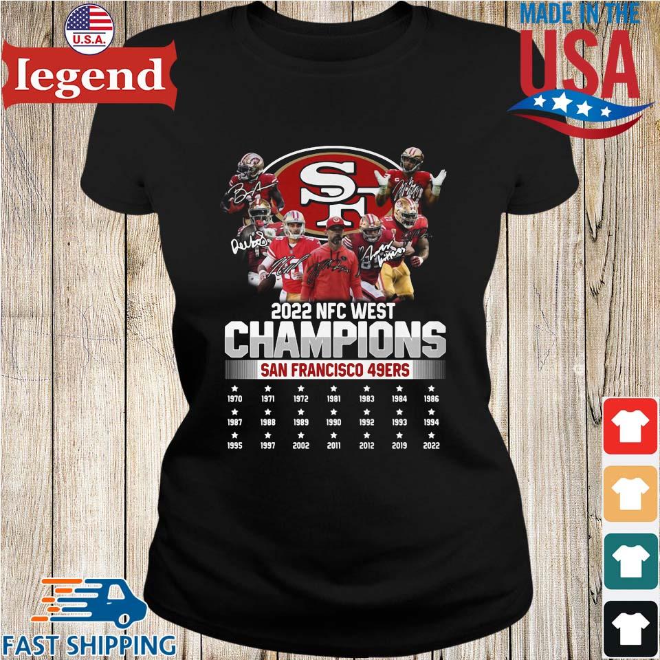 2022 NFC West Champions San Francisco 49ers 1970-2022 Shirt, hoodie,  sweater, long sleeve and tank top