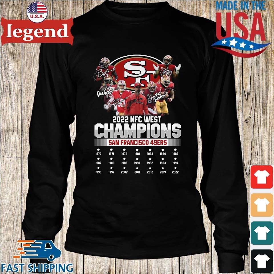 The San Francisco 49ers are 2022 NFC West Champions
