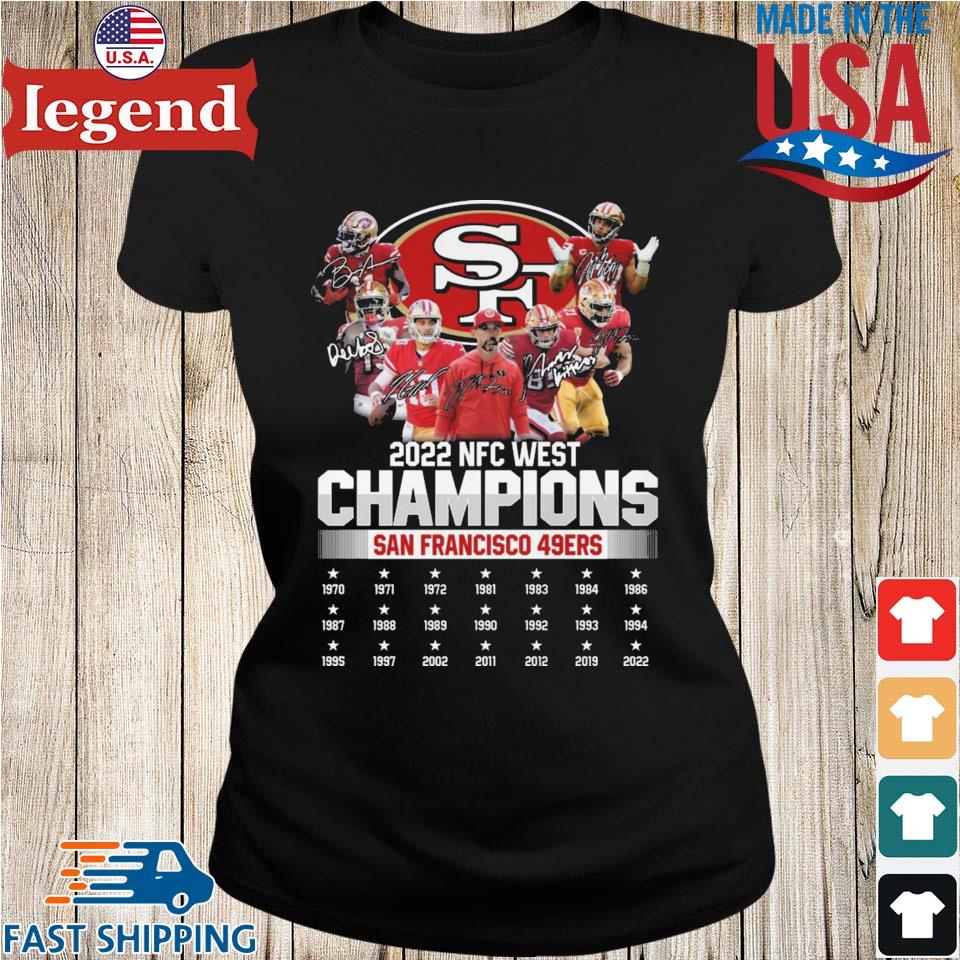 1995 San Francisco 49ers Salem Sportswear Super Bowl Rings NFL T