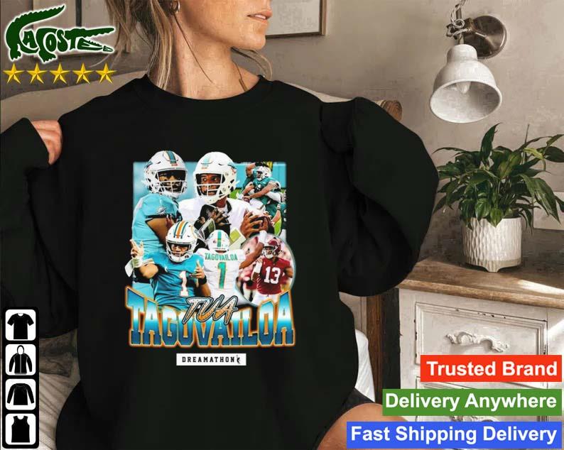 Official Miami Dolphins Dreamathon Merch Tua Tagovailoa Shirt