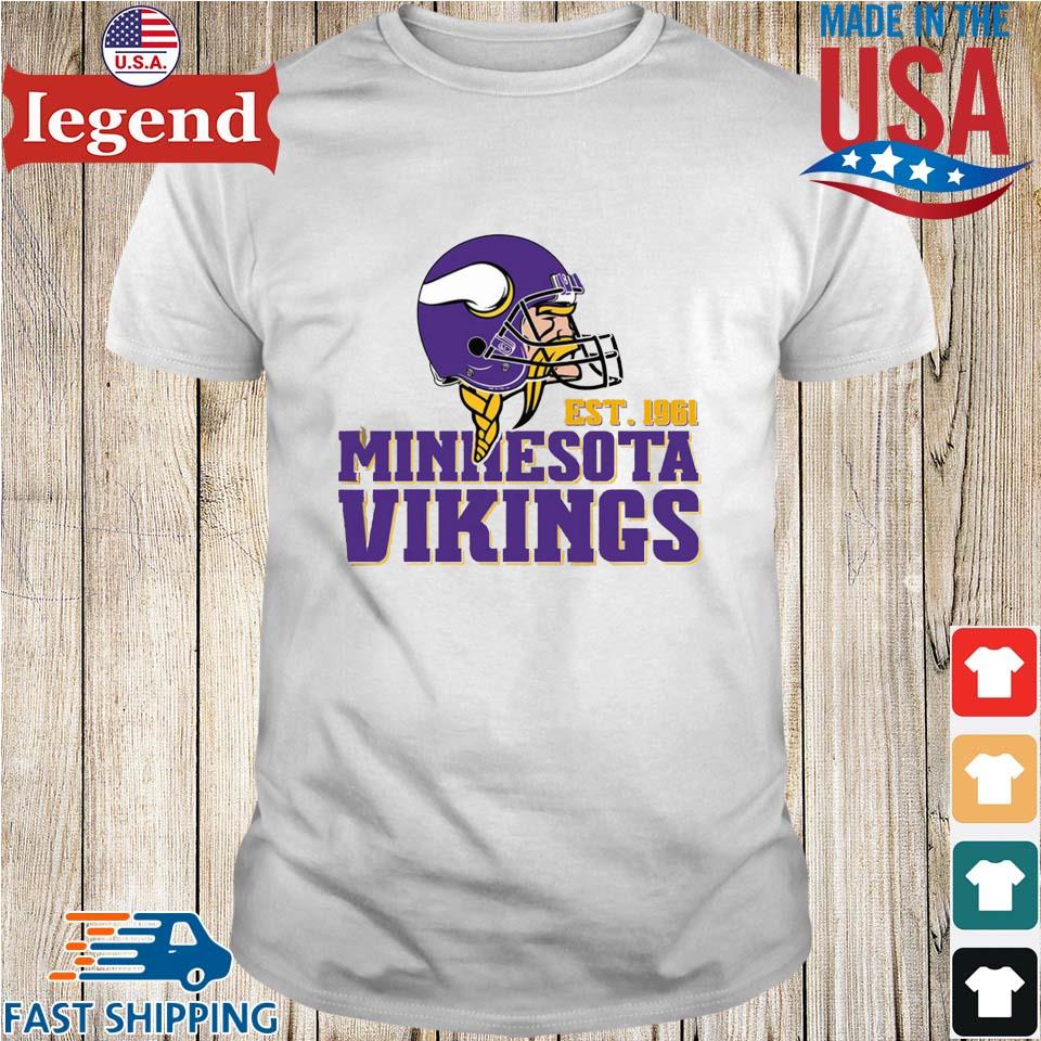 Vintage Minnesota Vikings EST 1961 NFL Football Unisex T-Shirt