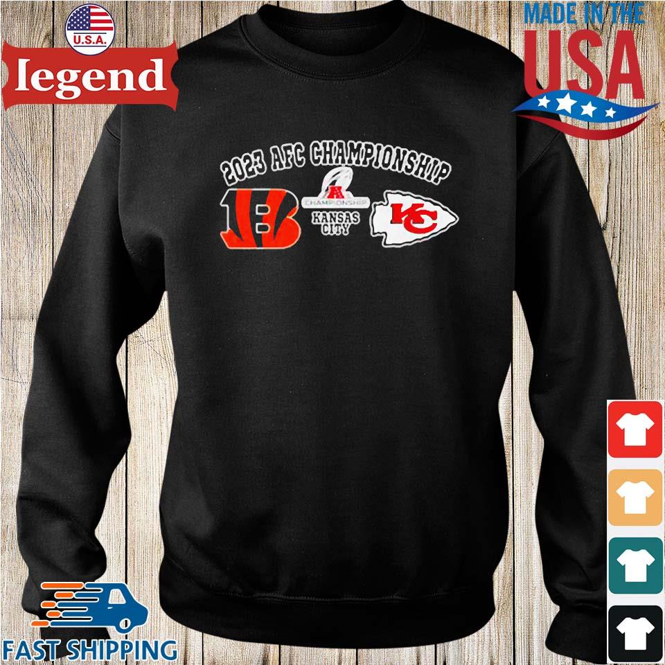 Premium 2023 AFC Championship Cincinnati Bengals Who Dey Kansas City Chiefs  Football shirt, hoodie, sweater, long sleeve and tank top