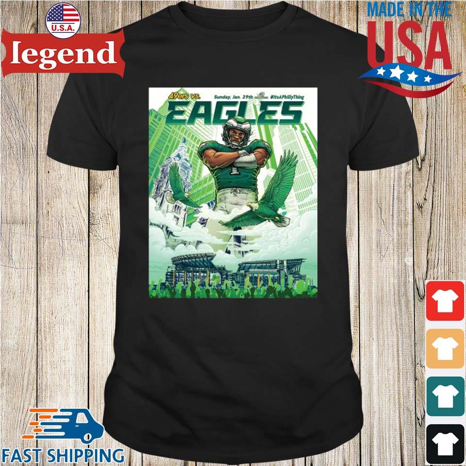 49ers vs Philadelphia eagles NFC championship 2022 #itsAPhillything poster  T-shirt,Sweater, Hoodie, And Long Sleeved, Ladies, Tank Top