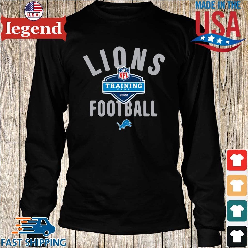 Awesome blue Detroit Lions 2022 Training Camp Athletic Shirt