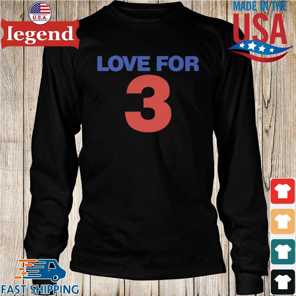 Love For 3 Damar Hamlin Shirt, hoodie, sweater, long sleeve and tank top