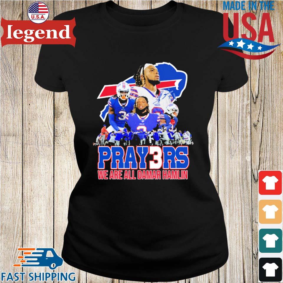 Damar Hamlin NFL Buffalo Bills Tonight We Are Hamlin Strong T Shirt -  Wiseabe Apparels