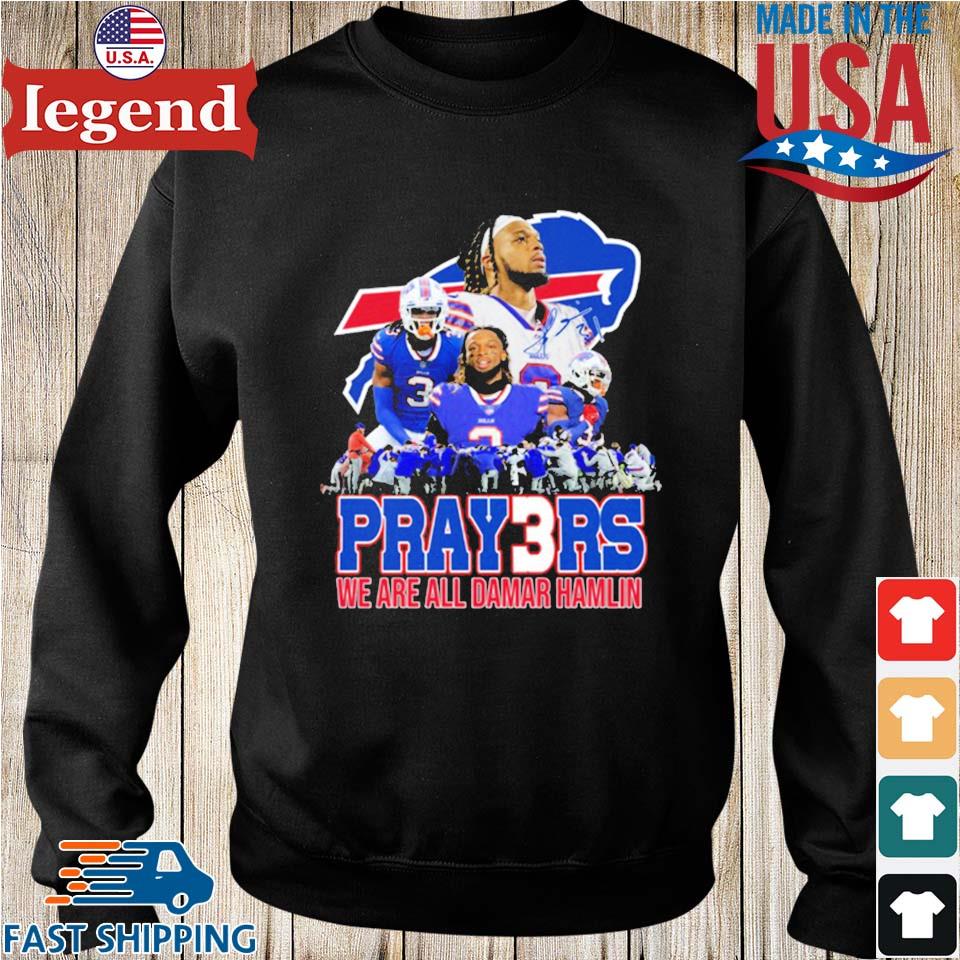 OneRockin Damar Hamlin Bills Football Long Sleeve Shirt