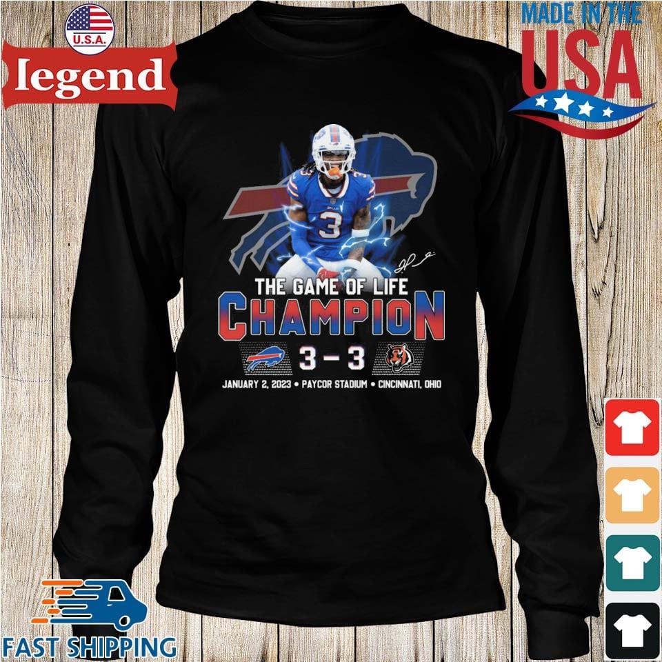 Damar Hamlin Buffalo Bills and Cincinnati Bengals logo shirt, hoodie,  sweater, long sleeve and tank top