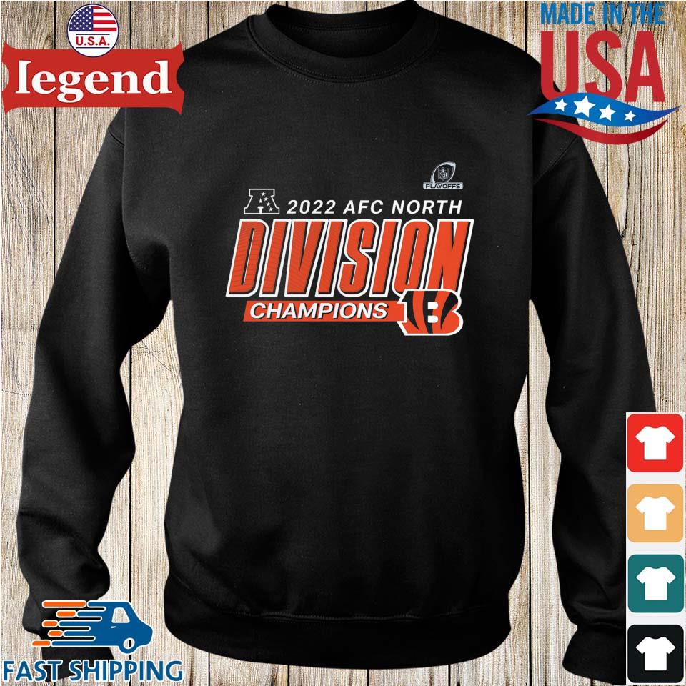 Official Cincinnati Bengals AFC North Division Champions shirt, hoodie,  sweater, long sleeve and tank top